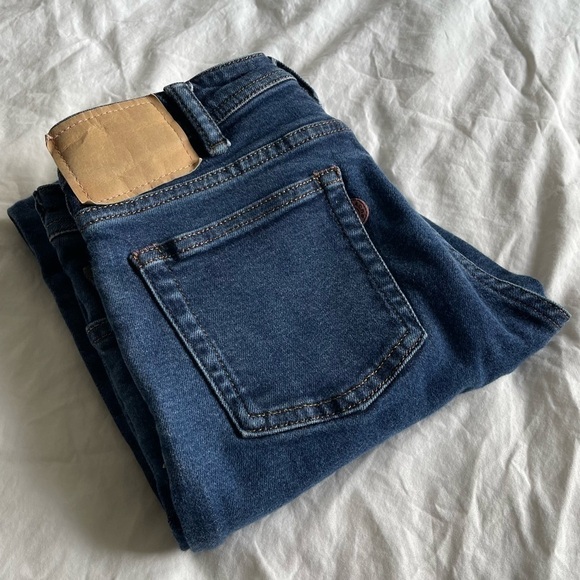 [25] Acne Studios Bla Konst Climb Dark Blue Denim Straight Leg Jean - Picture 4 of 12